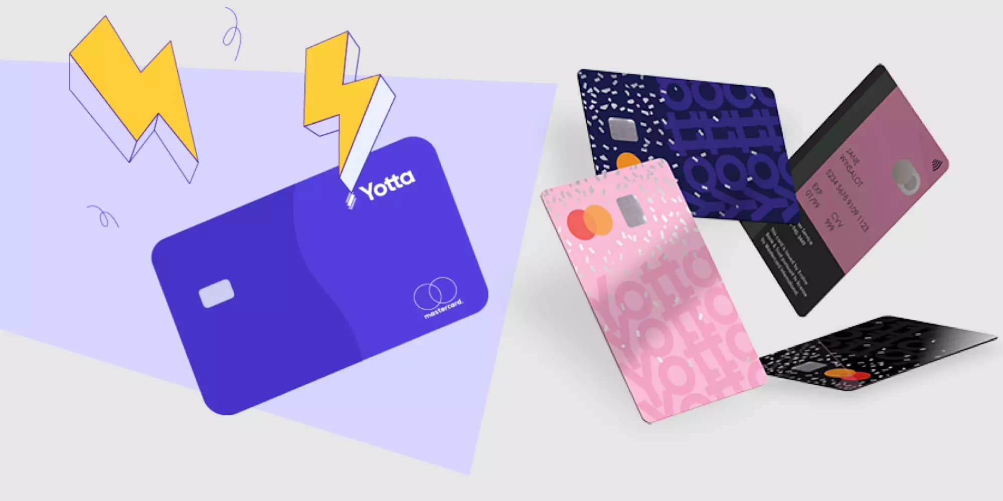 Yotta Credit Card with Lucky Swipe feature showing winning opportunities