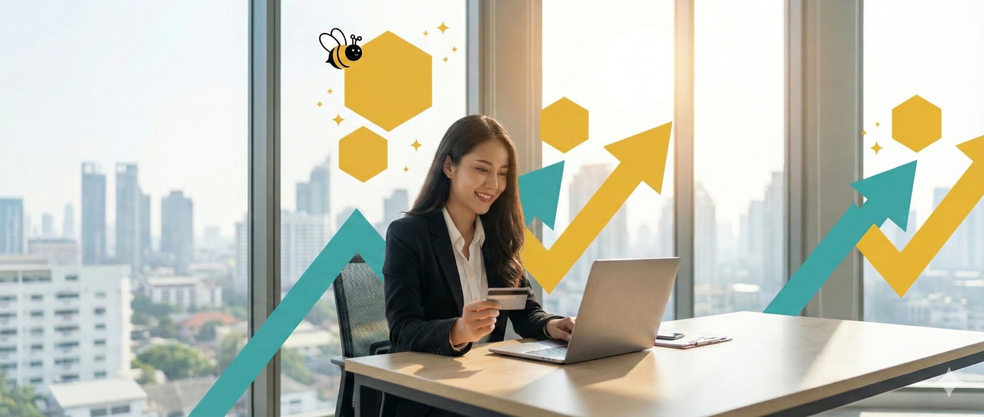 Professional having a confident conversation with manager about salary increase